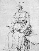 Albrecht Durer Seated Woman Sweden oil painting artist
